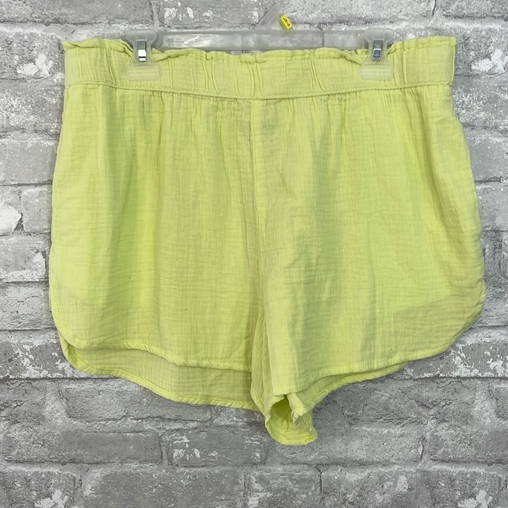 Universal Threads Lime Green Gauzy Shorts